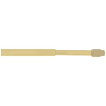2 tringles plates extensibles 80/140 cm doré