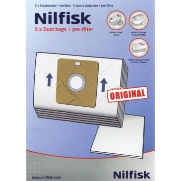 5 sacs aspirateur + 2 pré-filtre - 78602600