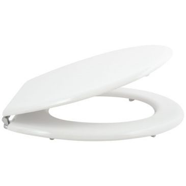 Abattant wc mdf blanc charnière zinc