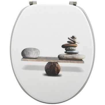 Abattant wc mdf design spirit