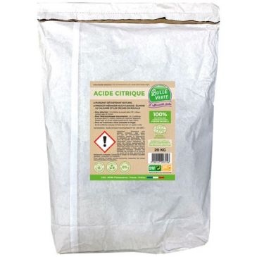 Acide citrique 100% origine naturelle 20kg