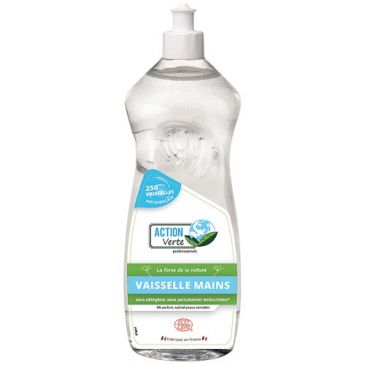 Action verte liquide vaisselle main ecocert 1 L