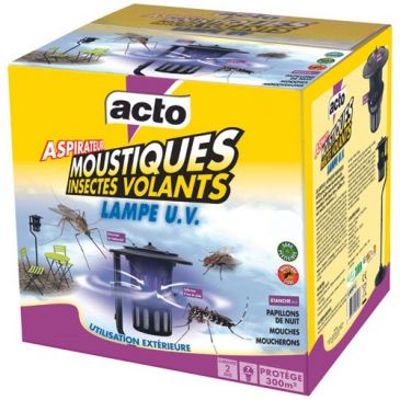 Aspirateur moustiques - insectes volants - lampe U.V