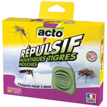Cassette répuslsif moustiques tigres mouches