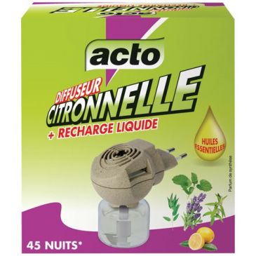 Diffuseur - électrique - sur secteur - avec recharge - 45 nuits - parfum ci