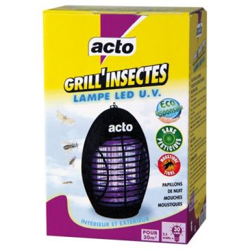 Acto grill insectes lamp 12 led uv
