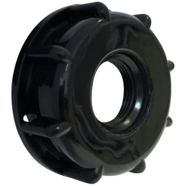 Adaptateur plastique de cuve 1000 L - D60 - sortie Femelle 20x27 (3/4") - p
