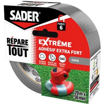 Adhésif répare tout extreme gris 20 m x 50 m