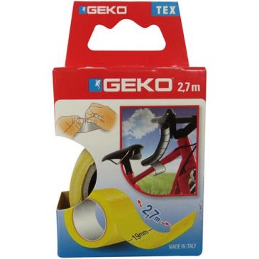 Adhésif tissu plastifié 19mmx2.7m jaune