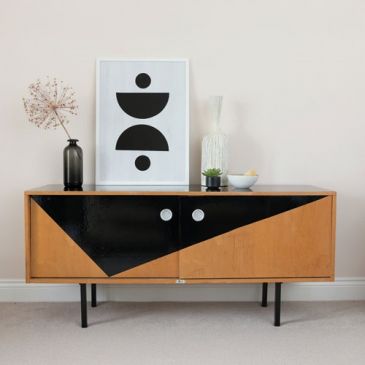 Adhésif uni blt noir 67.5cm x 1.5m
