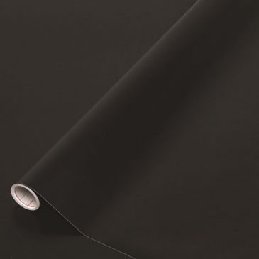 Adhésif uni mat noir 45 cm x 1.5 m