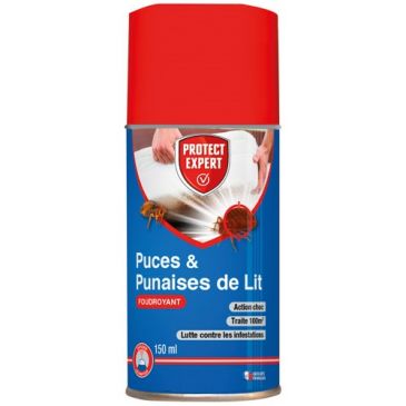Aérosol foudroyant puces et punaises de lit 150 ml