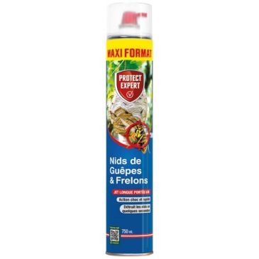 Aérosol guêpes et frelons jet longue portée 750ml
