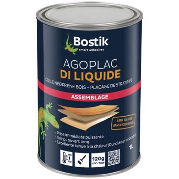Colle néoprène bois Agoplac DI -  liquide - 1 L