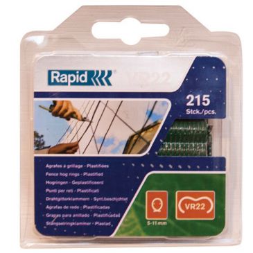 Agrafe grillage vr22 plastifiée boite de 215
