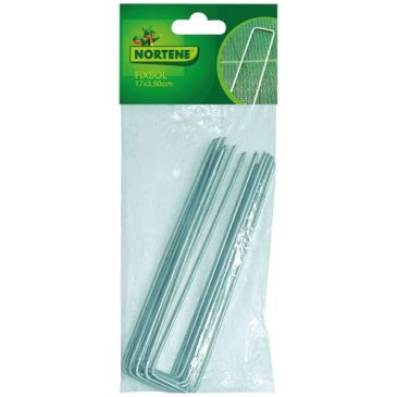 Agrafes Fixsol métal 17 cm x 3.5 cm  x 10 