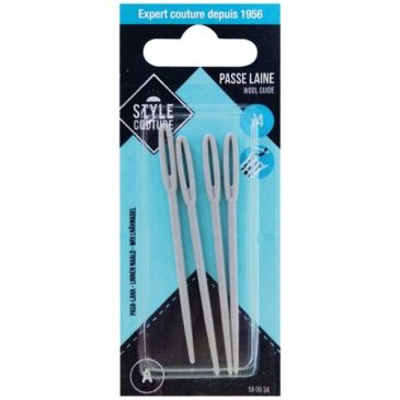 Aiguille passe laine x4 A