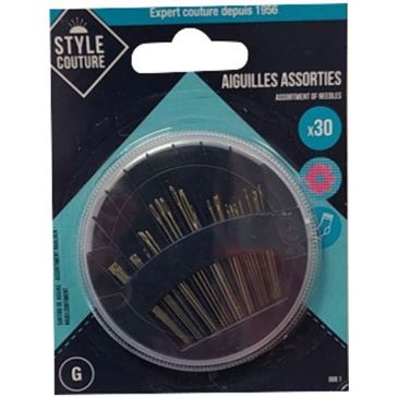 Aiguilles assorties x30