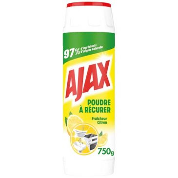 Ajax poudre  à récurer fraicheur citron 750 g