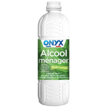 Alcool ménager parfumé Pomme Verte - Bouteille 1 L