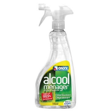 Alcool ménager parfumé Citron - Flacon pulvérisateur 500 ml