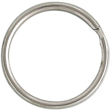 Anneau brisé - D22 mm - acier nickelé - lot de 10