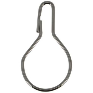 Anneau douche nickelé d.30 blister de 10