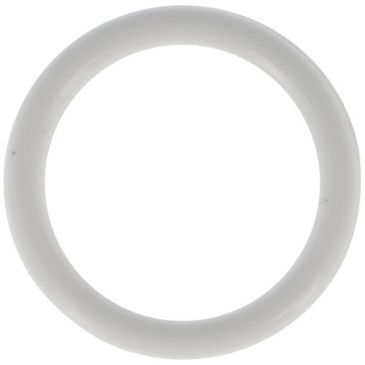 Anneau plastique blanc d.30 blister de 10