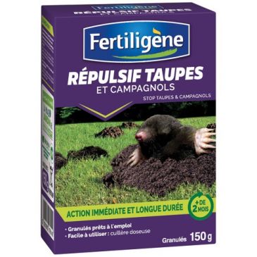 Répulsif - taupes et campagnols - granulés - 150 g