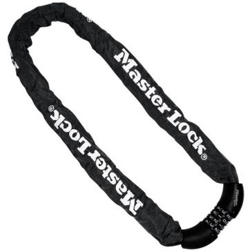 Antivol chaîne - à combinaison - 90 cm x 8 mm - noir