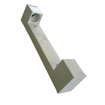 Applique simple - Normaric B52 - sans tube - IP24 - 230V - blanc