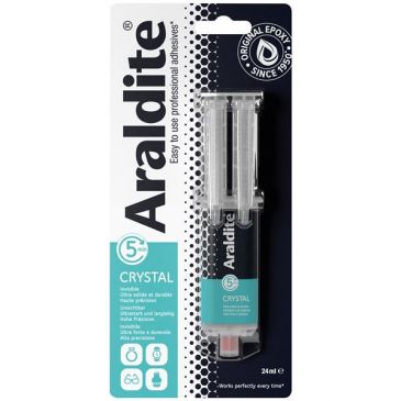 Araldite cristal seringue 24ml