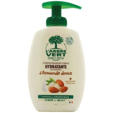 Arbre vert creme lavante main amande bio pompe 300ml
