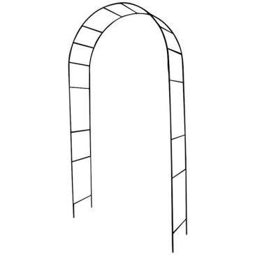 Arche tube rond 16 mm basics noir