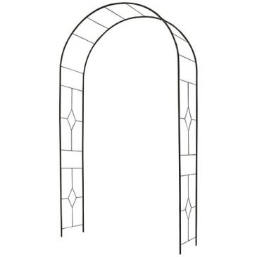 Arche tube rond 16mm basics vitrail noir