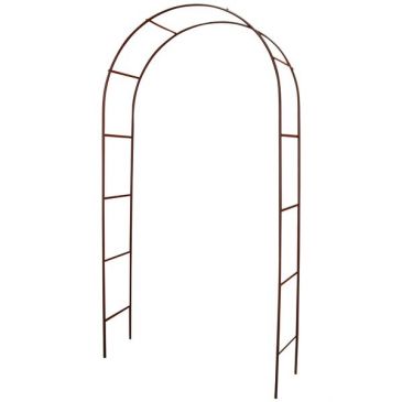 Arche tube rond classique fer vieilli 130x40x250cm