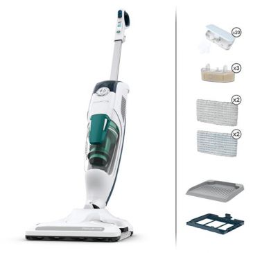 Aspirateur balai & nettoyeur de sol - Clean & Steam Révolution - RY7777WH