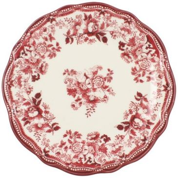 Assiette à dessert 20 cm Rose - Faustine