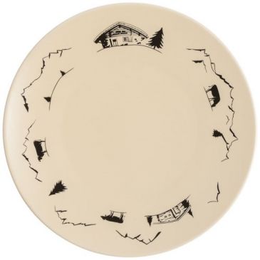 Assiette à dessert 21 cm - Montagne