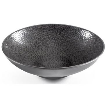 Assiette à salade et à pâtes 19 cm Grise - Stone
