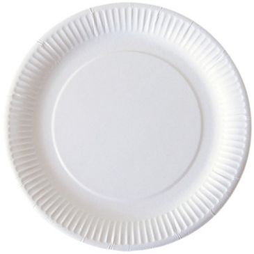 Assiette carton blanche 15 cm - Lot de 100