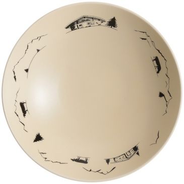 Assiette creuse 21.5 cm - Montagne
