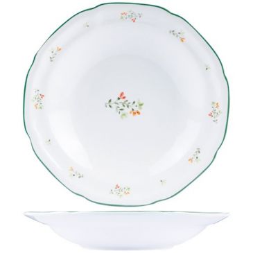 Assiette creuse 22 cm - Bouquet