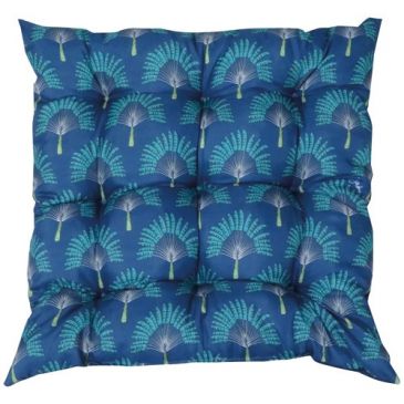 Assise de chaise futon carrée Jakarta marine