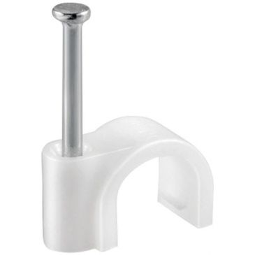 Attaches d.8 par 60 blanches