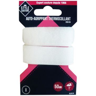 Autoagrippant thermocollant blanc
