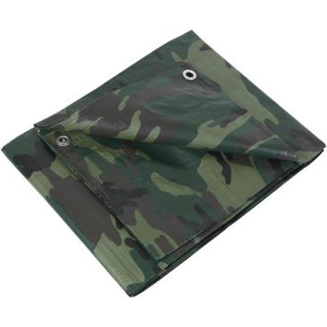 Bâche de protection - camouflage - 1.8 m x 3 m