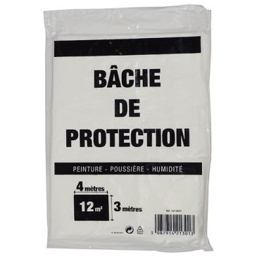 Bâche de protection 3x4 m