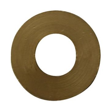 Bague de paumelle - Ext D13.2 - Int D7 - ép.2 mm - laiton - lot de 6