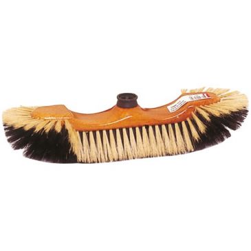  Balai 1/2 tête - balayage fin - soies de Chine noires bicolore S/50 - sols